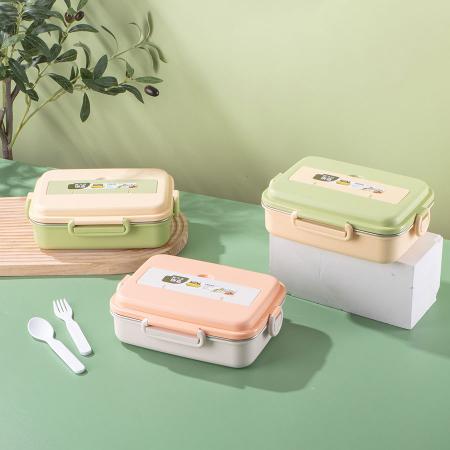 長(cháng)方形分格飯盒950ml(不銹鋼)/1200ml(塑料)
